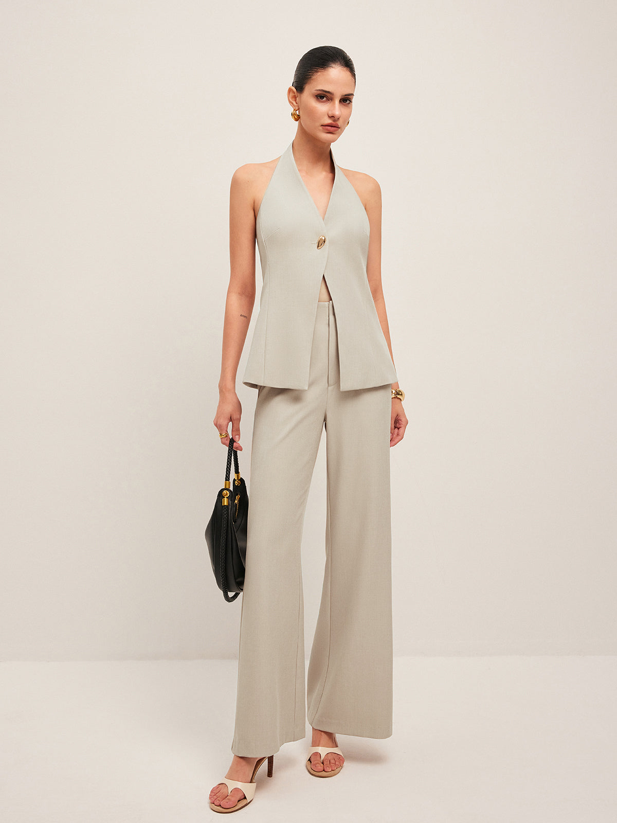 Imogen Women's Trousers - fabric and finish detail