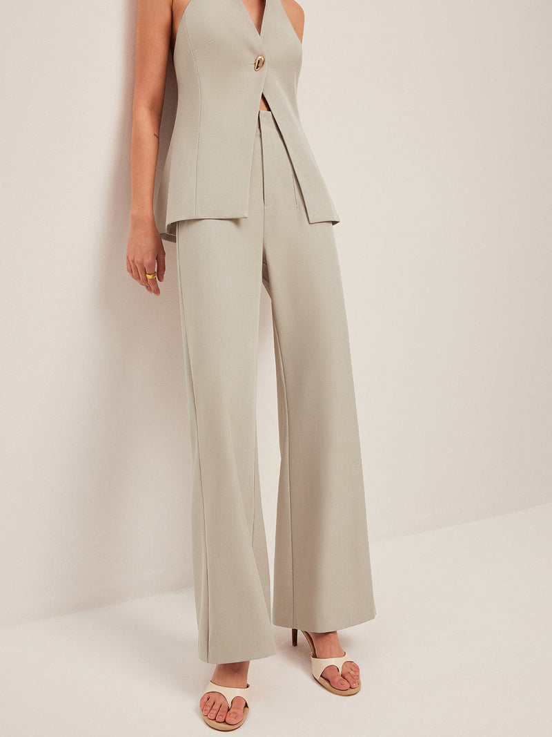 Imogen Women's Trousers | Midi, Zipper
