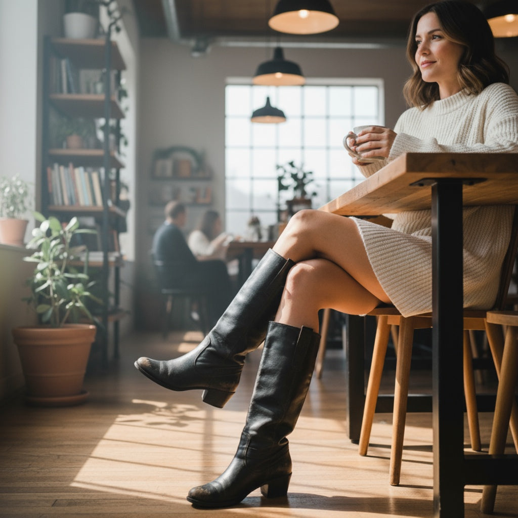 Verity Women's Boots - fabric and finish detail
