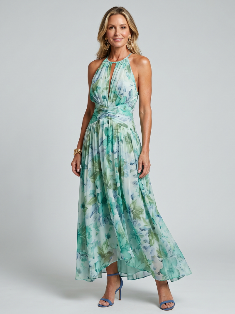 Bijou Women's Maxi Dress | Halter, Midi