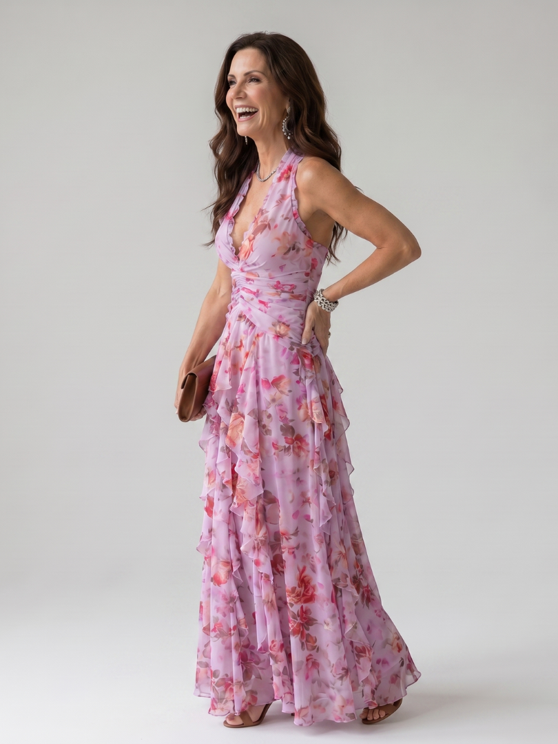 Mira Women's Maxi Dress - styled view