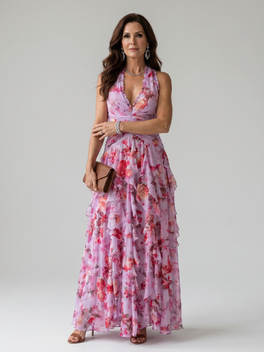 Mira Women's Maxi Dress - front view