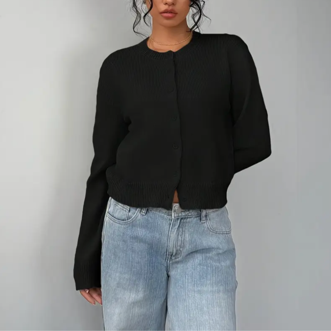 Esme Women's Cardigan - flat lay