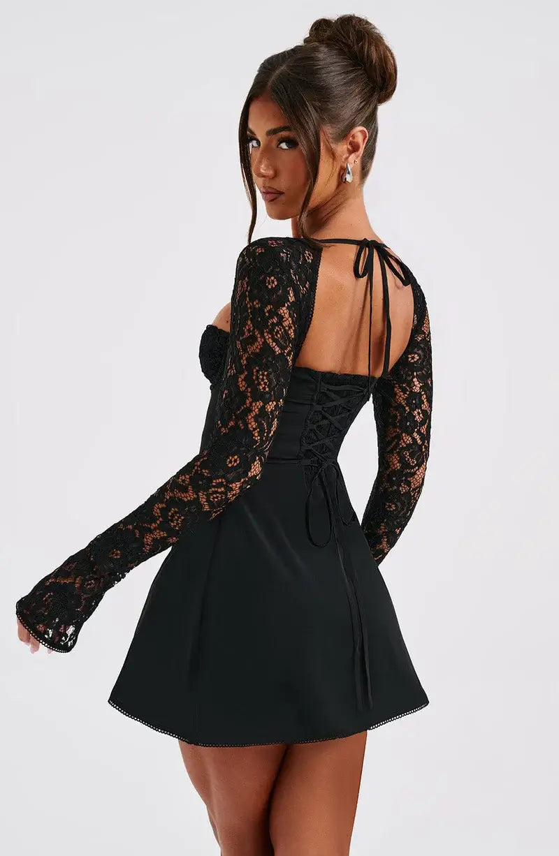 Jolie Women's Mini Dress - back view