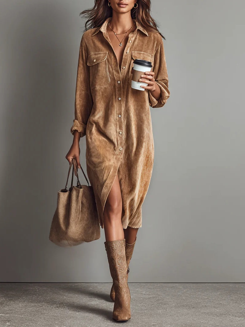 Nadia Women's Midi Dress - front view