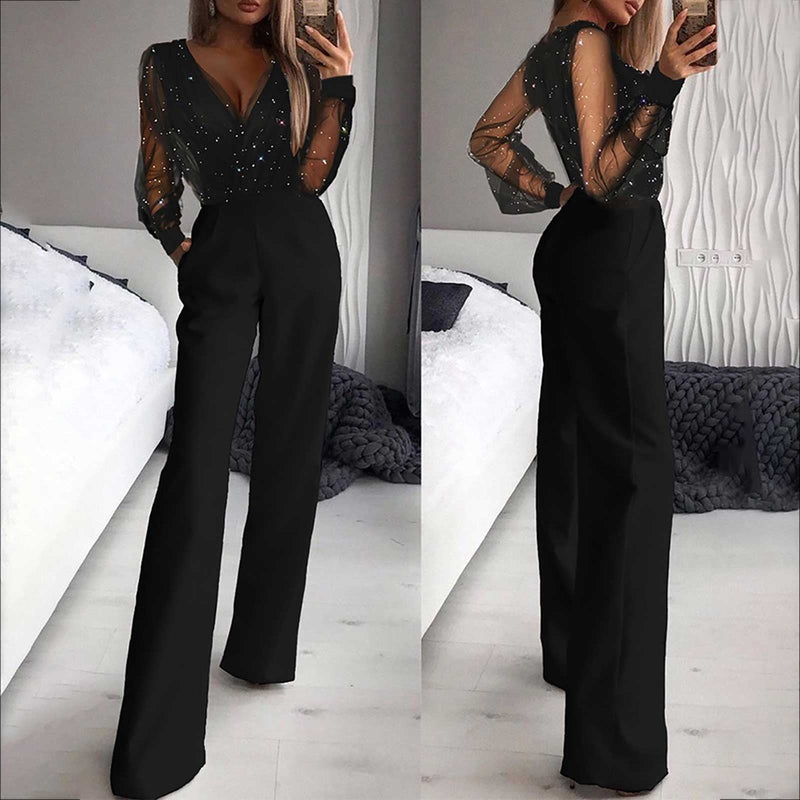 Kira Women's Wide Leg Jumpsuit - front view