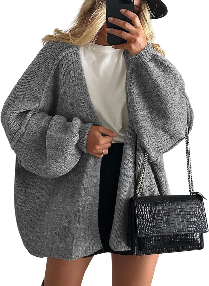 Saskia Women's Oversized Cardigan - back view