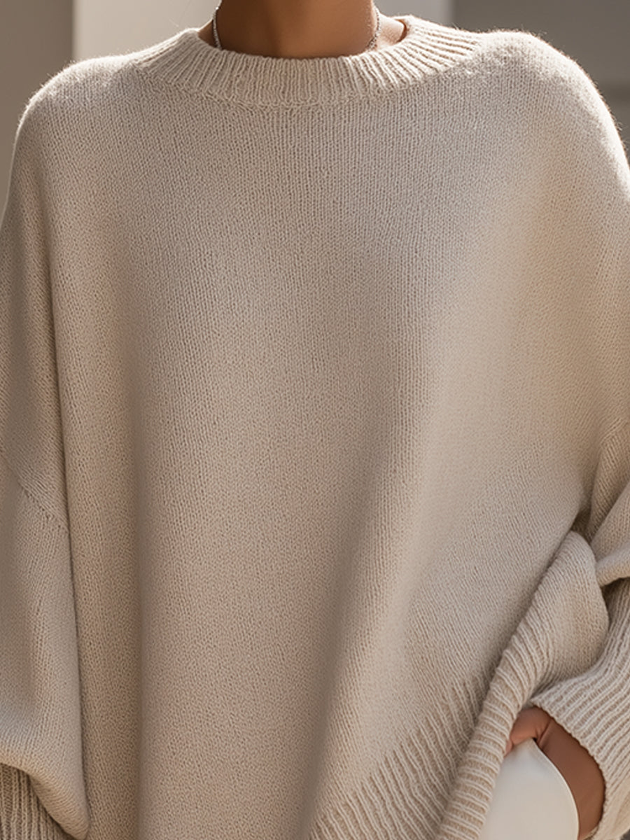 Genevieve Women's Oversized Sweater - styled view