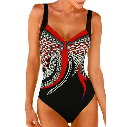 Elena Women's Printed Swimsuit - close-up detail