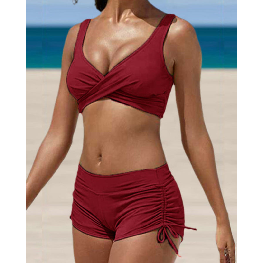 Edith Women's Two-piece Set - fabric and finish detail