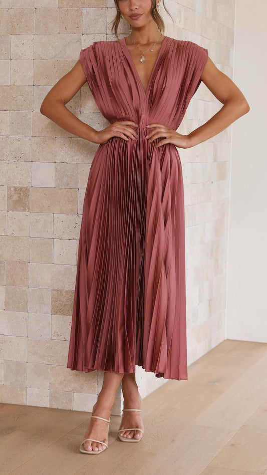 Lena Women's Midi Dress - front view