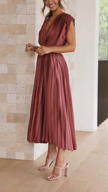 Lena Women's Midi Dress - full-length view