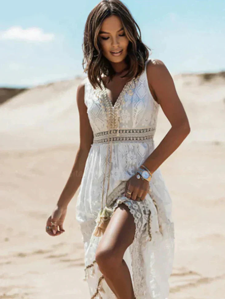 Yvette Women's Maxi Dress - front view
