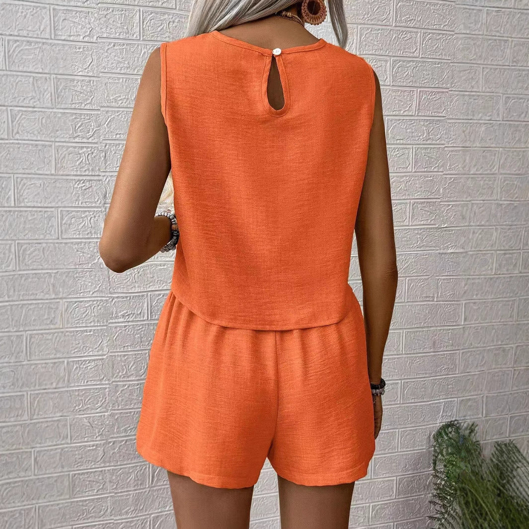 Esme Women's Sleeveless - fabric and finish detail