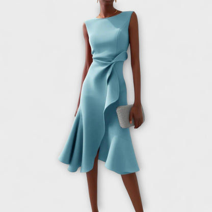Faye Women's Midi Dress - back view