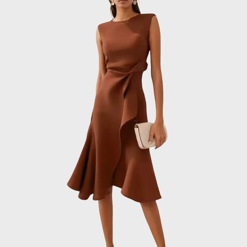 Faye Women's Midi Dress - front view
