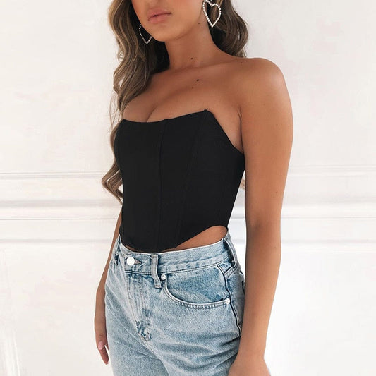 Lila Women's Corset Top - styled view