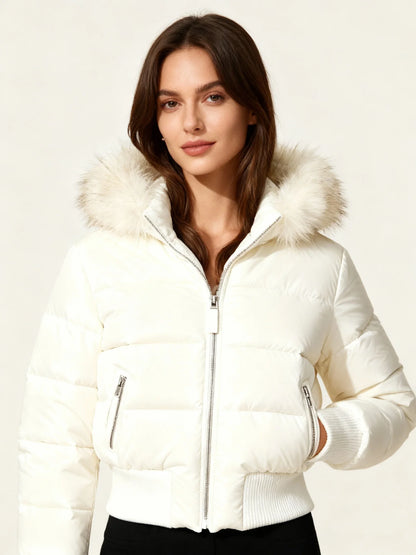 Violette Women's Quilted Jacket - close-up detail