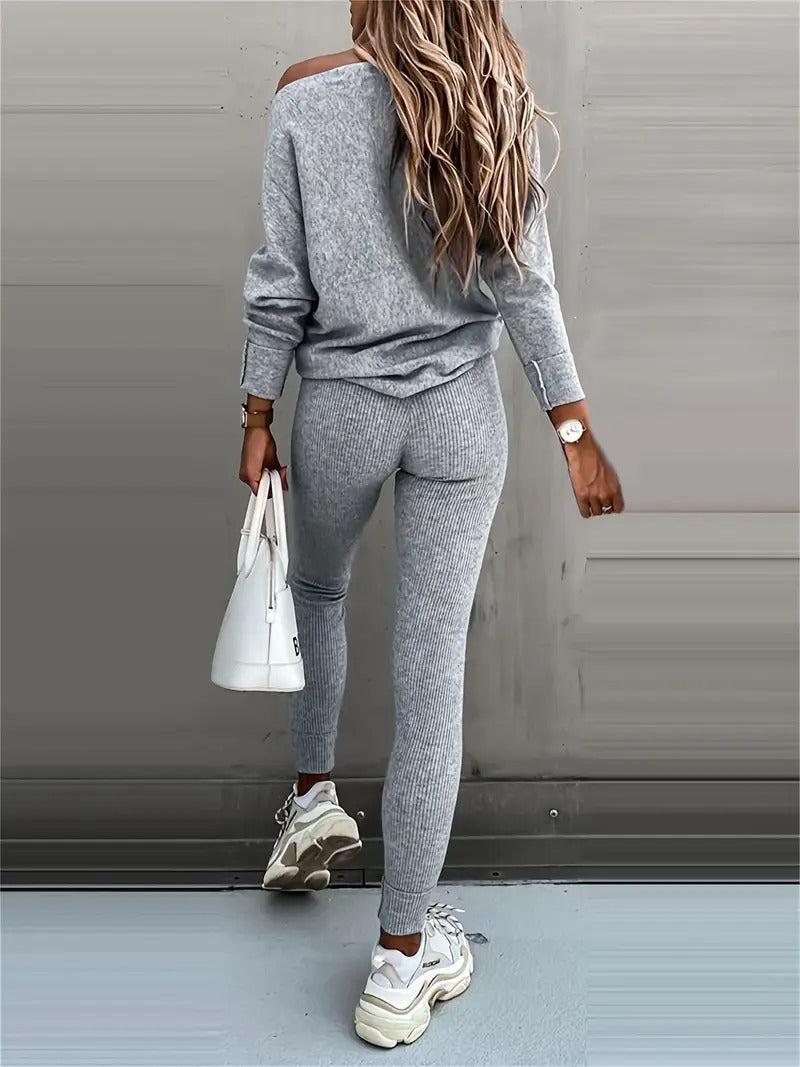 Thea Women's Ribbed Knit Ribbed Knit - shown in use