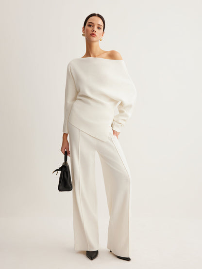 Hattie Women's Asymmetric Top - back view