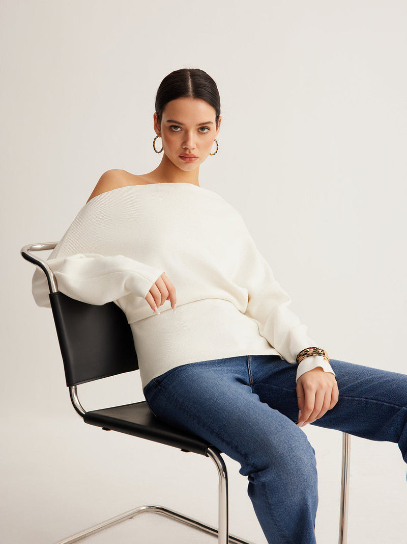 Hattie Women's Asymmetric Top - front view