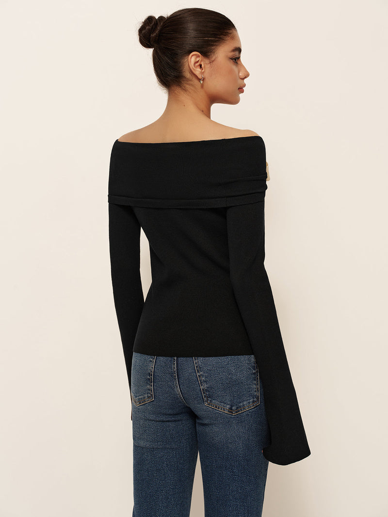Greta Women's Top - flat lay