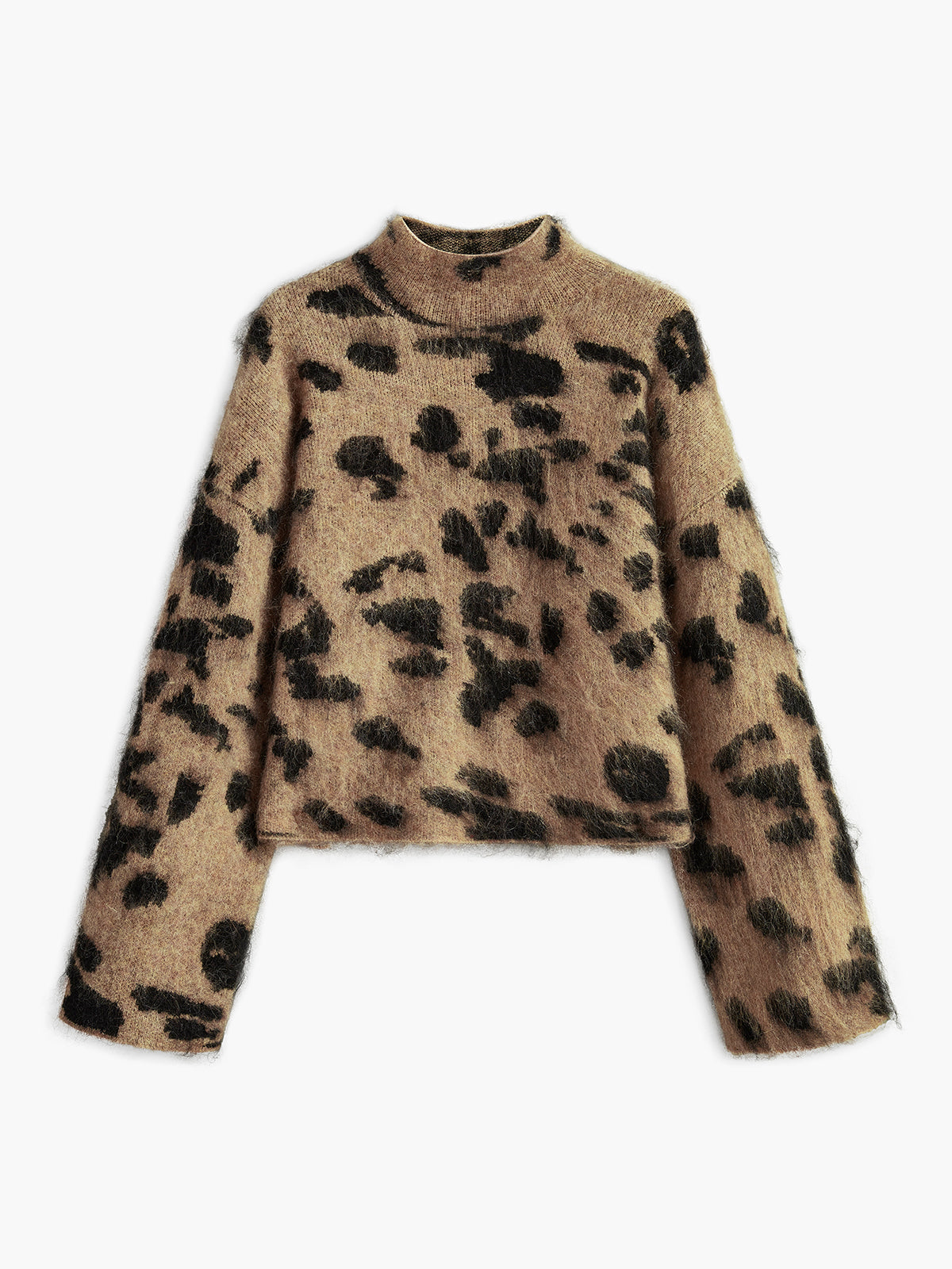 Harlow Women's Leopard Sweater - shown in use