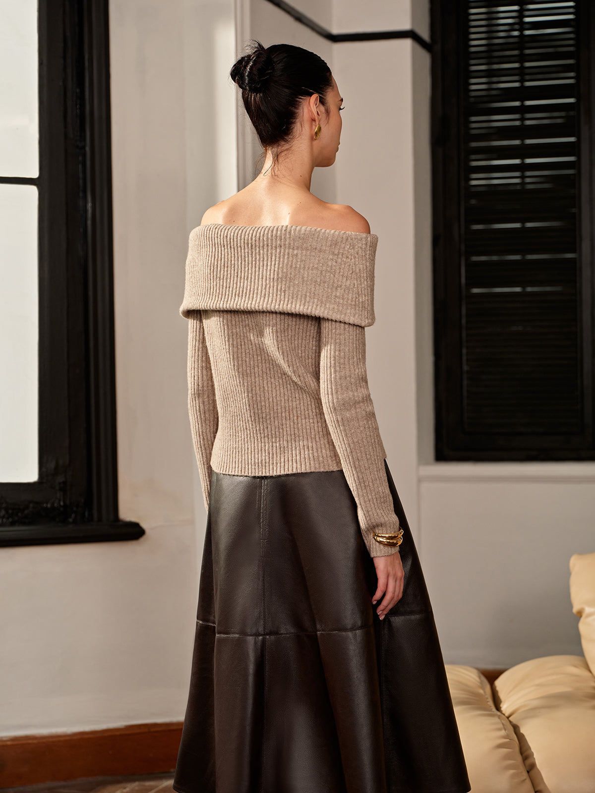 Talia Women's Sweater - back view