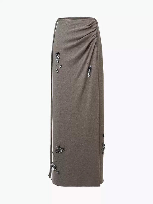 Delphine Women's Pleated Sweater - front view