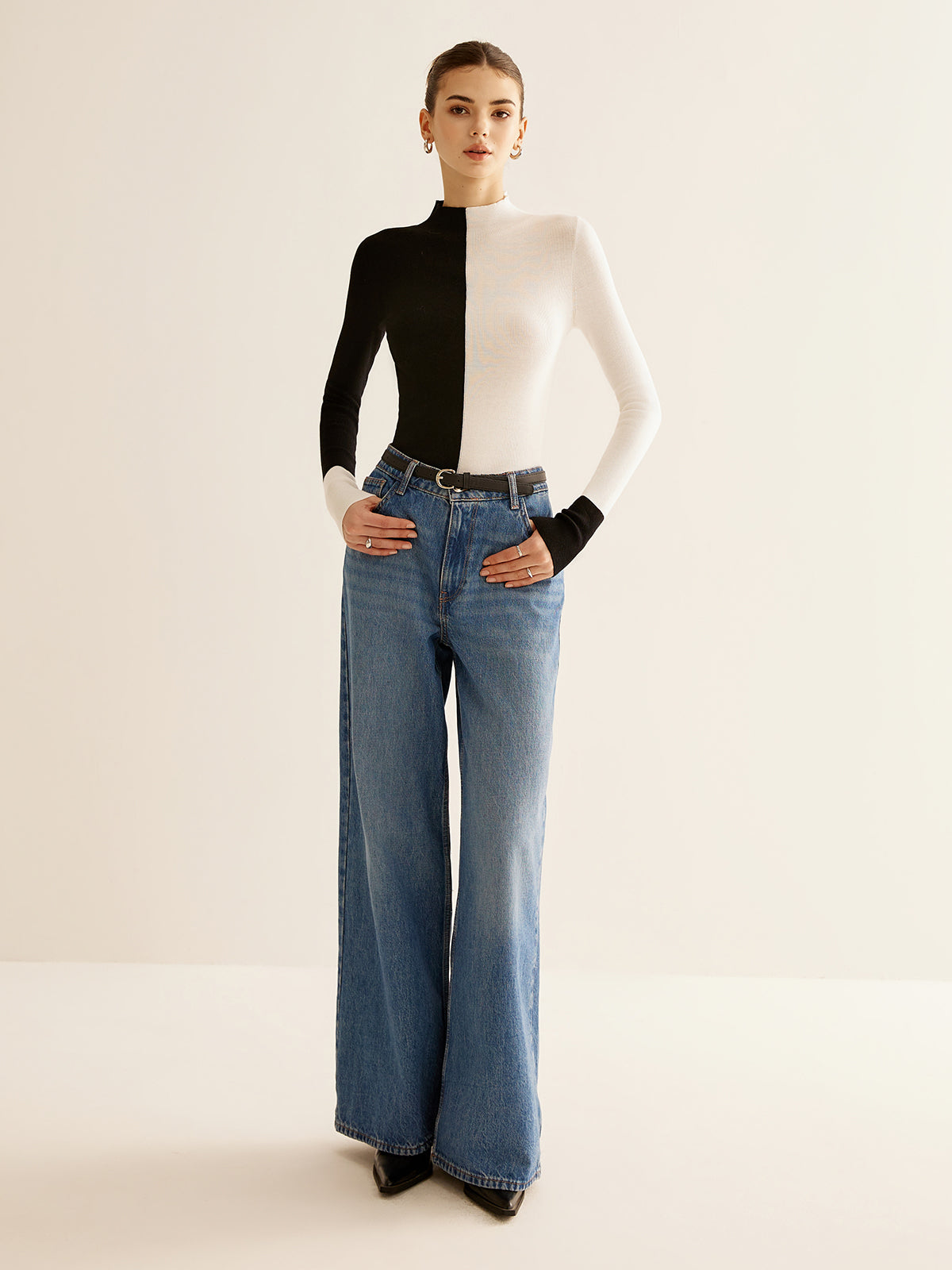 Camille Women's Top - fabric and finish detail