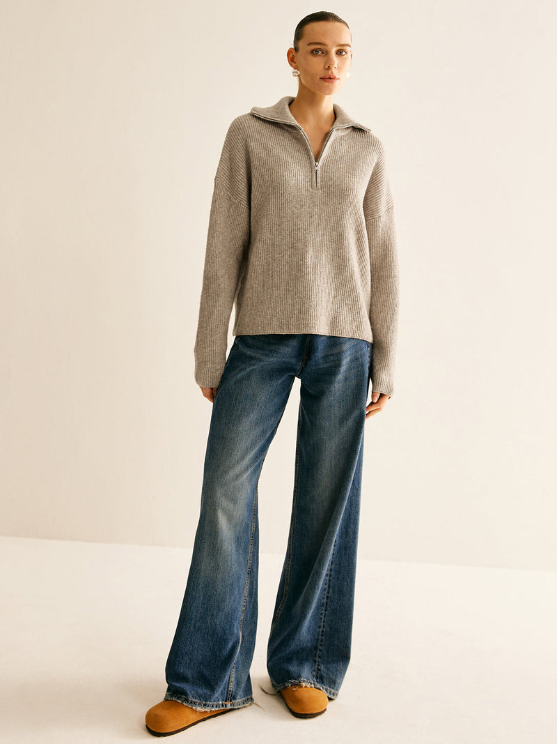 Saskia Women's Sweater - back view