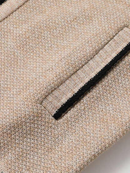 Nolan Men's Ribbed Knit Cardigan - full-length view