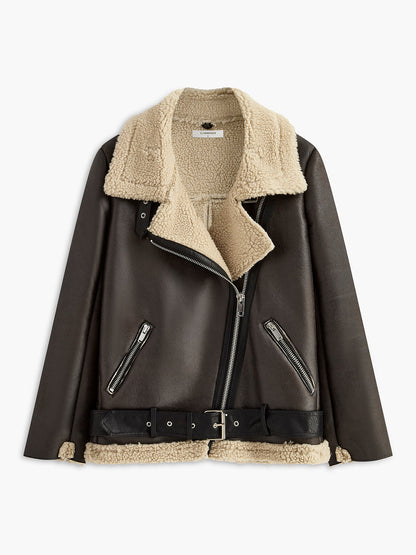 Jolie Women's Suede Jacket - front view