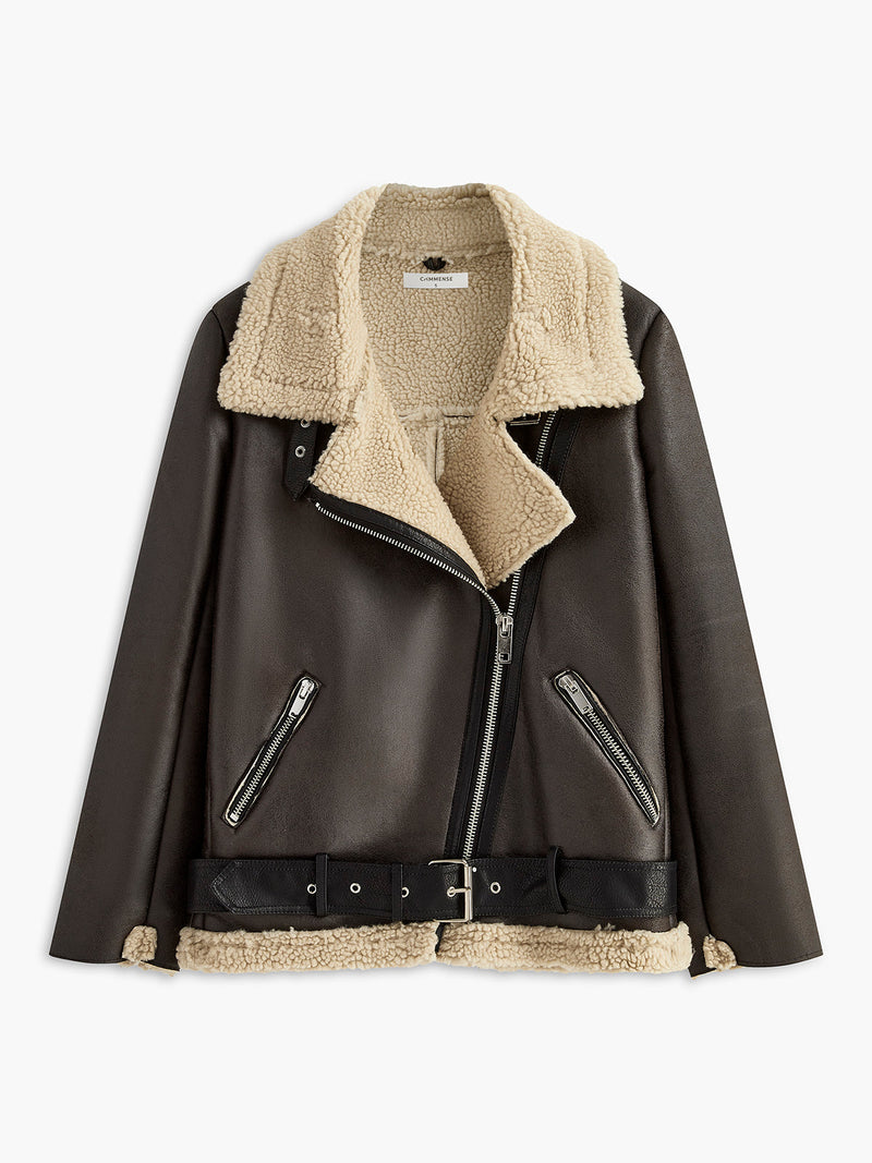 Jolie Women's Suede Jacket - front view